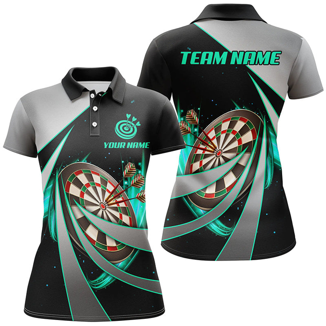 Custom Sports Style Personalized Women Darts Polo Shirt Custom Dart Shirts For Women Dart Jerseys