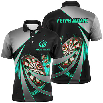 Custom Sports Style Personalized Mens Darts Polo Shirt Custom Dart Shirts For Men Dart Jerseys