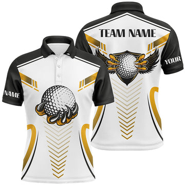 Custom Eagle Golf Ball Customized Mens Polo Shirts Team Golf Shirts For Men Best Golfing Gifts