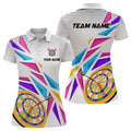 Custom Sports Style Colorful Darts Polo Shirt Custom Darts Shirt For Women Dart Team Jerseys