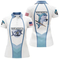 Custom Personalized Funny Billiard Shark Polo Shirts For Women Custom Name Shark Pool Billiards Apparel