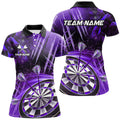 Custom Personalized 3D Glitter Women Darts Shirts Custom Team Dart League Shirts Dart Jerseys