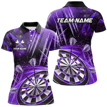 Custom Personalized 3D Glitter Women Darts Shirts Custom Team Dart League Shirts Dart Jerseys