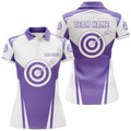 Custom Purple Archery Jerseys Polo Shirts For Women Custom Team Name Archery Uniform Jerseys Shirts