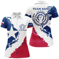Custom Personalized Texas Archery Polo Shirts For Women Custom Texas Flag Shirts For Archery Lover
