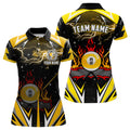 Custom 9 Ball Pool Billiard Jerseys For Women Custom Billiard Polo Shirts Team League Billiard Shirts