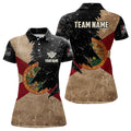 Custom Personalized Retro Florida Flag Billiard Women Pool Shirts Custom Patriotic Billiard Jerseys Uniform