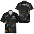 Custom Men Women Custom Hawaiian Bowling Shirt, Strike Bowlers Jersey Short Sleeve Button-down Cool Shirt