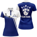 Custom Camo Bowling Polo Shirt for Women Custom Bowling Team Shirt Bowlers Jersey