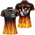 Custom Personalized Bowling Jersey with Name and Team Name Custom Bowling Team Jersey Bowling Polo Shirt for Women