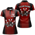Custom Bowling Shirt for Women Bowling Jersey Bowling Team League Polo Shirt