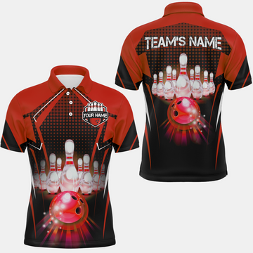 Custom Bowling Shirts Bowling Team Jersey Bowling Polo Shirt for Men