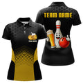 Custom Funny Bowling Polo Shirt Bowling Team Jersey Custom Bowling Shirt for Women