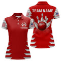 Custom Bowling Shirt for Women Bowling Jersey Bowling Team League Polo Shirt