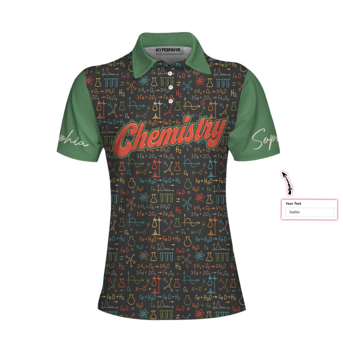 Custom Chemistry Teacher Women Polo Shirt, I Am A Chemistry Teacher Custom Short Sleeve Women Polo Shirt - Personalized Gift For Teachers