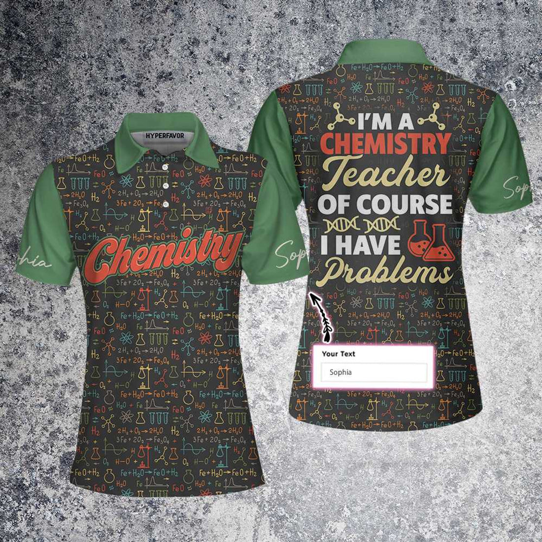 Custom Chemistry Teacher Women Polo Shirt, I Am A Chemistry Teacher Custom Short Sleeve Women Polo Shirt - Personalized Gift For Teachers