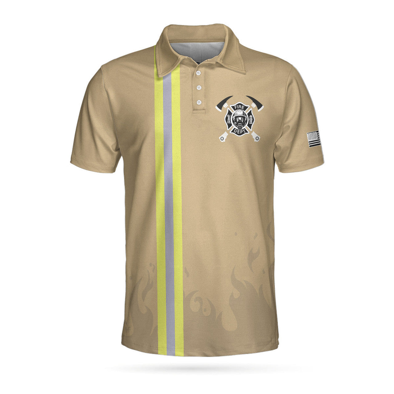 Firefighter Men Polo Shirt, I Am A Firefighter Polo Shirt, Fire Department Polo Shirt, Best Firefighter Shirt For Men
