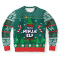 FUNSTUFFPRINT I Am The Ninja Elf Ugly Christmas Sweater, Christmas Sweater, Ugly Sweater, Funny Xmas SweatersUgly Sweater