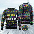 FUNSTUFFPRINT I Am The Rainbow Sheep Of Family Ugly Christmas Sweater, Christmas Sweater, Ugly Sweater, Funny Xmas Sweaters Ugly Sweater