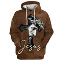FUNSTUFFPRINT 3D I Believe in Jesus 3D Hoodie and Zip Hoodie