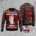 FUNSTUFFPRINT I Can'T Hear You Unicorn Ugly Christmas Sweater, Christmas Sweater, Ugly Sweater, Funny Xmas Sweaters Ugly Sweater