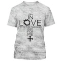 FUNSTUFFPRINT I Fell In Love With The Man Who Died For Me Cross Christian 3D T-shirt
