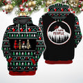 FUNSTUFFPRINT 3D I Hate People Ugly Christmas All Over 3D Hoodie and Zip Hoodie