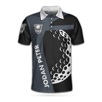 Custom Personalized Golf Men Polo Shirt, I Play Golf Because I Love It Shirt For Men Custom Polo Shirt For Men, Gift For Male Golfers