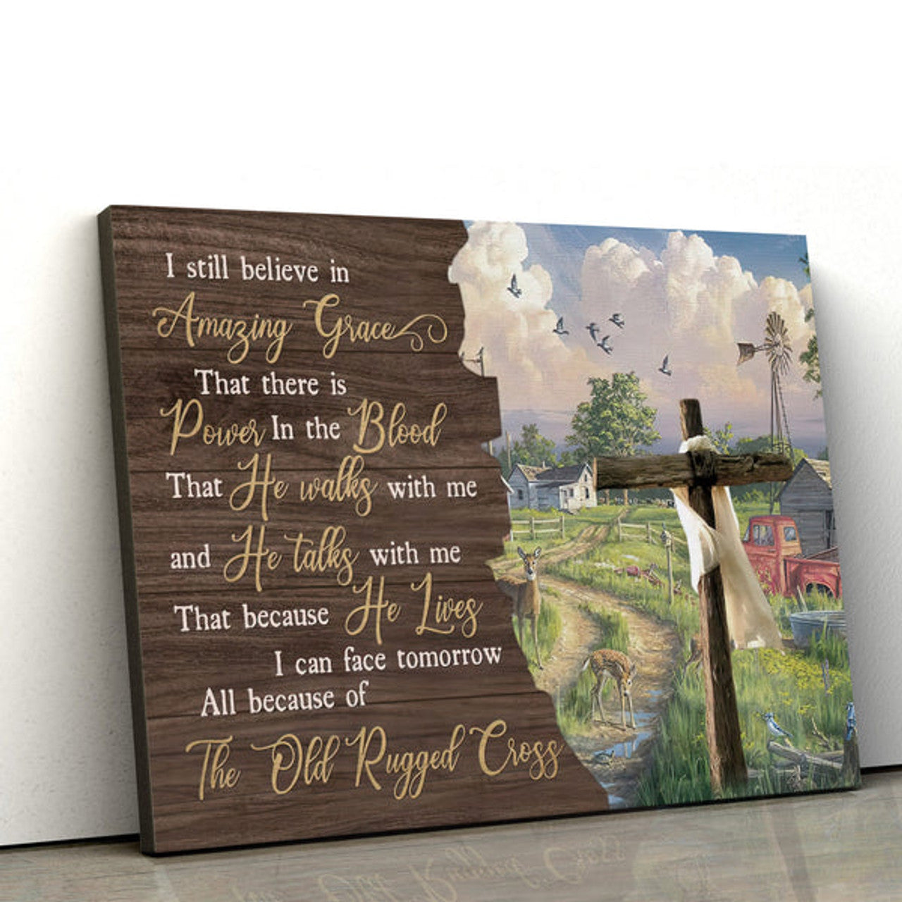 I Still Believe In Amazing Grace Decor Wall Art - Art On Canvas #3