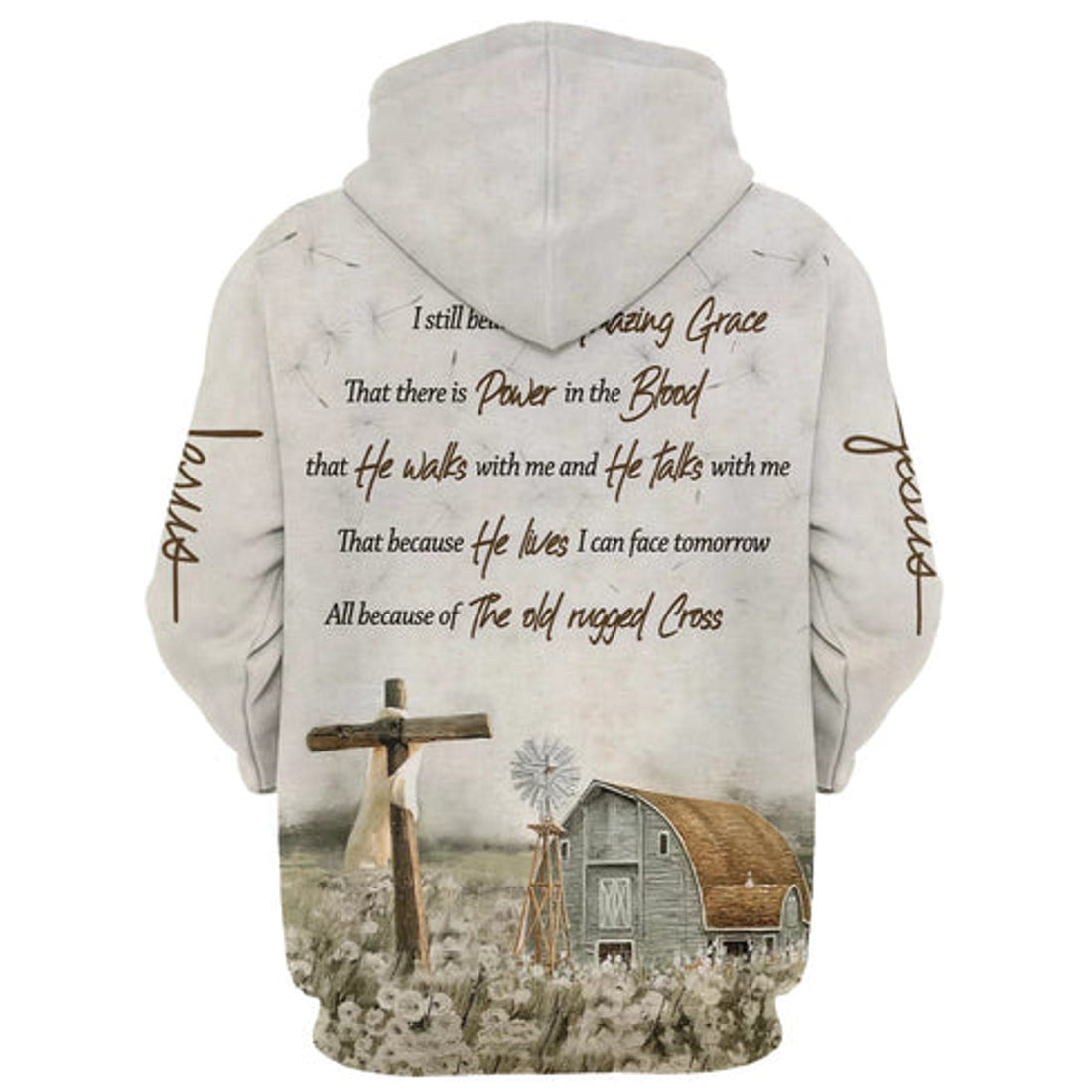 FUNSTUFFPRINT 3D I Still Believe In Amazing Grace That There Is Power In The Blood 3D Hoodie and Zip Hoodie