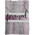 FUNSTUFFPRINT I Still Remember The Days I Prayed For The Things I Have Now 2 Fleece Blanket - Christian Blanket - Bible Verse Blanket