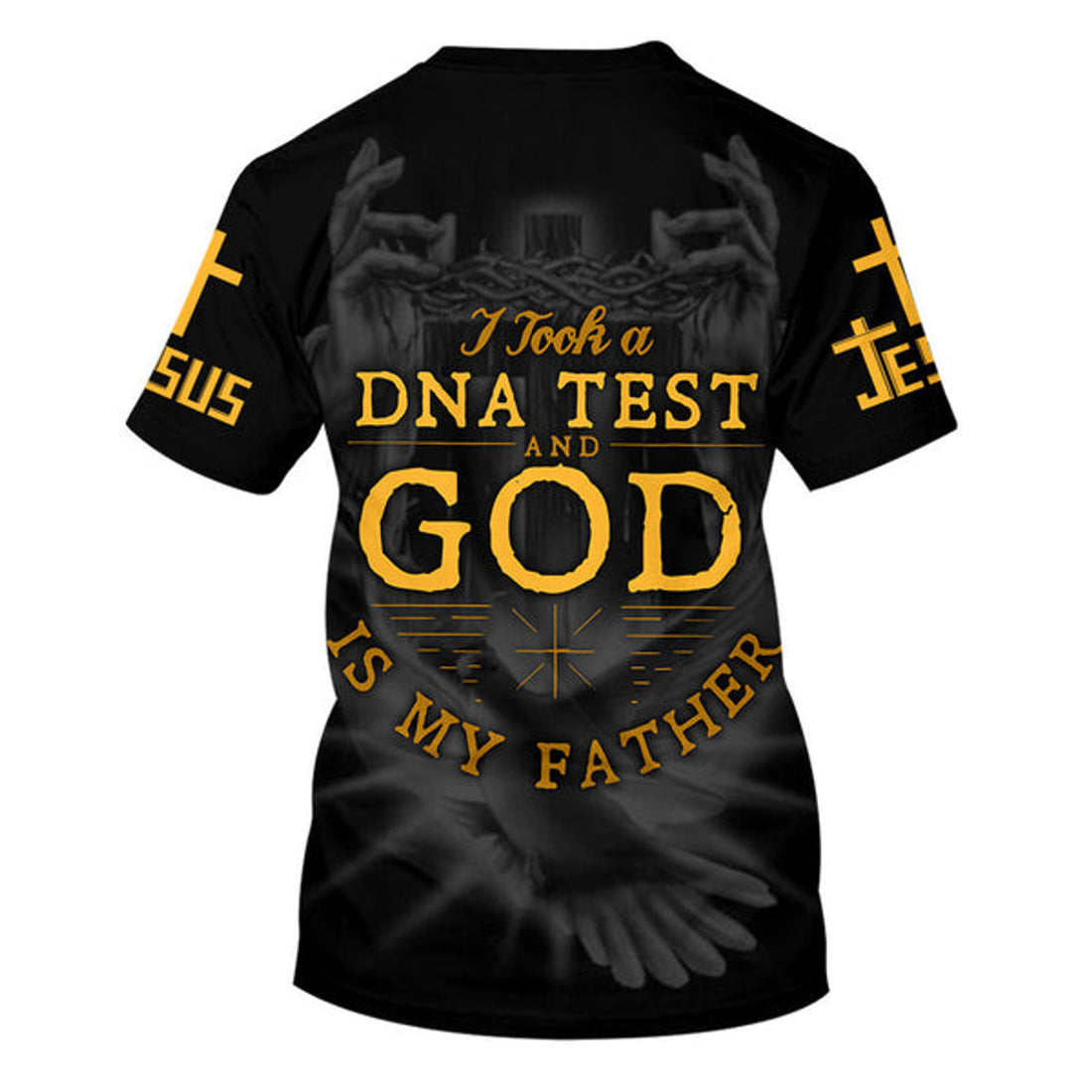 FUNSTUFFPRINT I Took A Dna Test And God Is My Father Christian 3D T-shirt