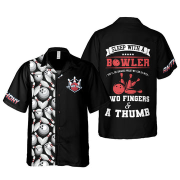 I'd Hit That Custom Hawaiian Shirt, Sleep With a Bowler 3D All Print Hawaiian Shirt, Idea Gift for Bowler