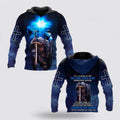 FUNSTUFFPRINT 3D I'm A Warrior Of God Knight Christian God Jesus 3D Hoodie and Zip Hoodie