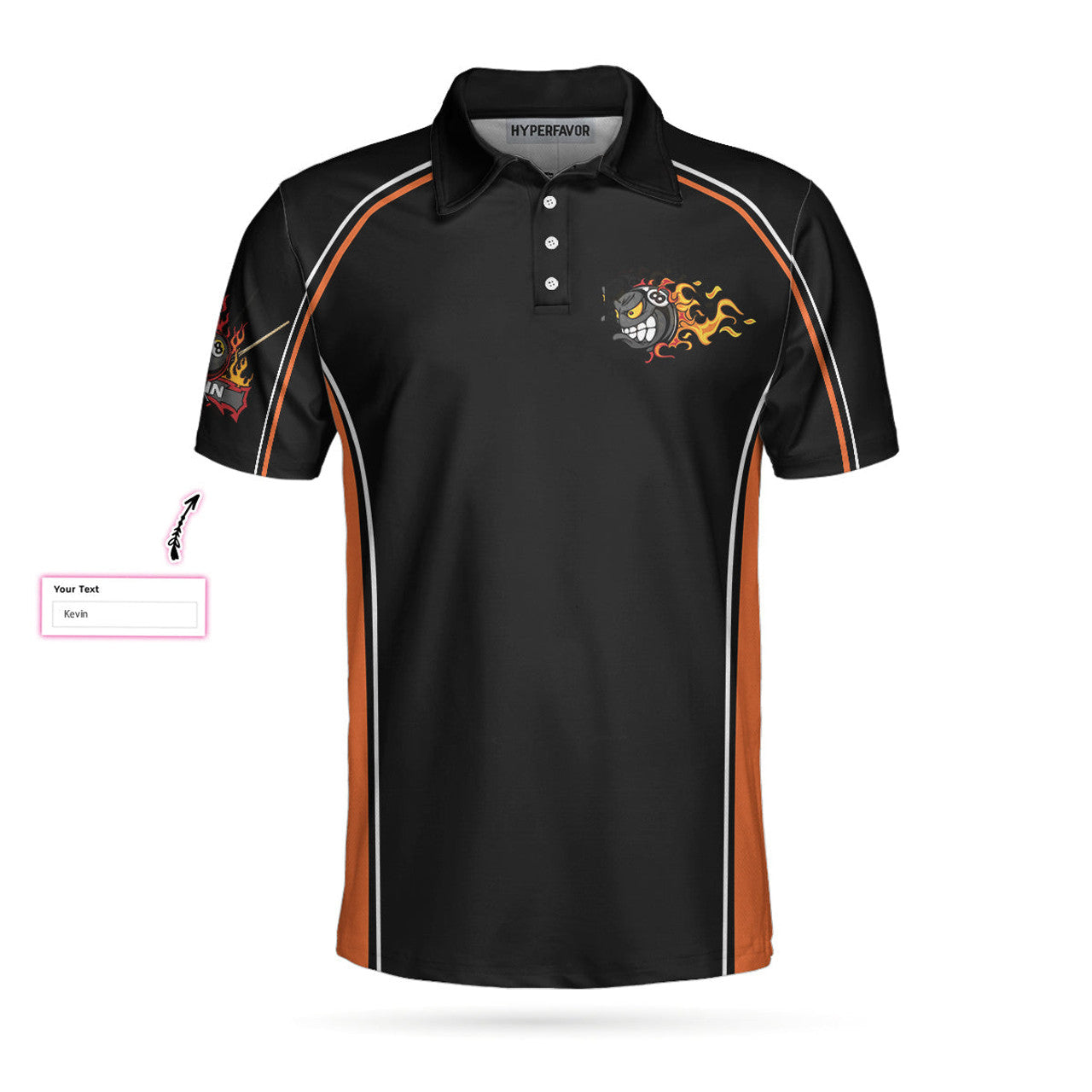 Custom Billiards Custom Men Polo Shirt, Personalized Billiards Shirt, I'm Here To Break Your Balls Men Polo Shirt, Best Gift For Men
