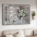 In The Morning When I Rise Give Me Jesus, Hummingbird Flower, Window Decor Poster and Canvas