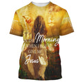 FUNSTUFFPRINT Jesus Is My Savior Take My Hand God 3D T-Shirts - Christian Shirts For Men&Women 3D T-shirt