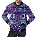 FUNSTUFFPRINTI Indians Tribal Native Navajo American Aztec Print Men's 3D Bomber Jacket