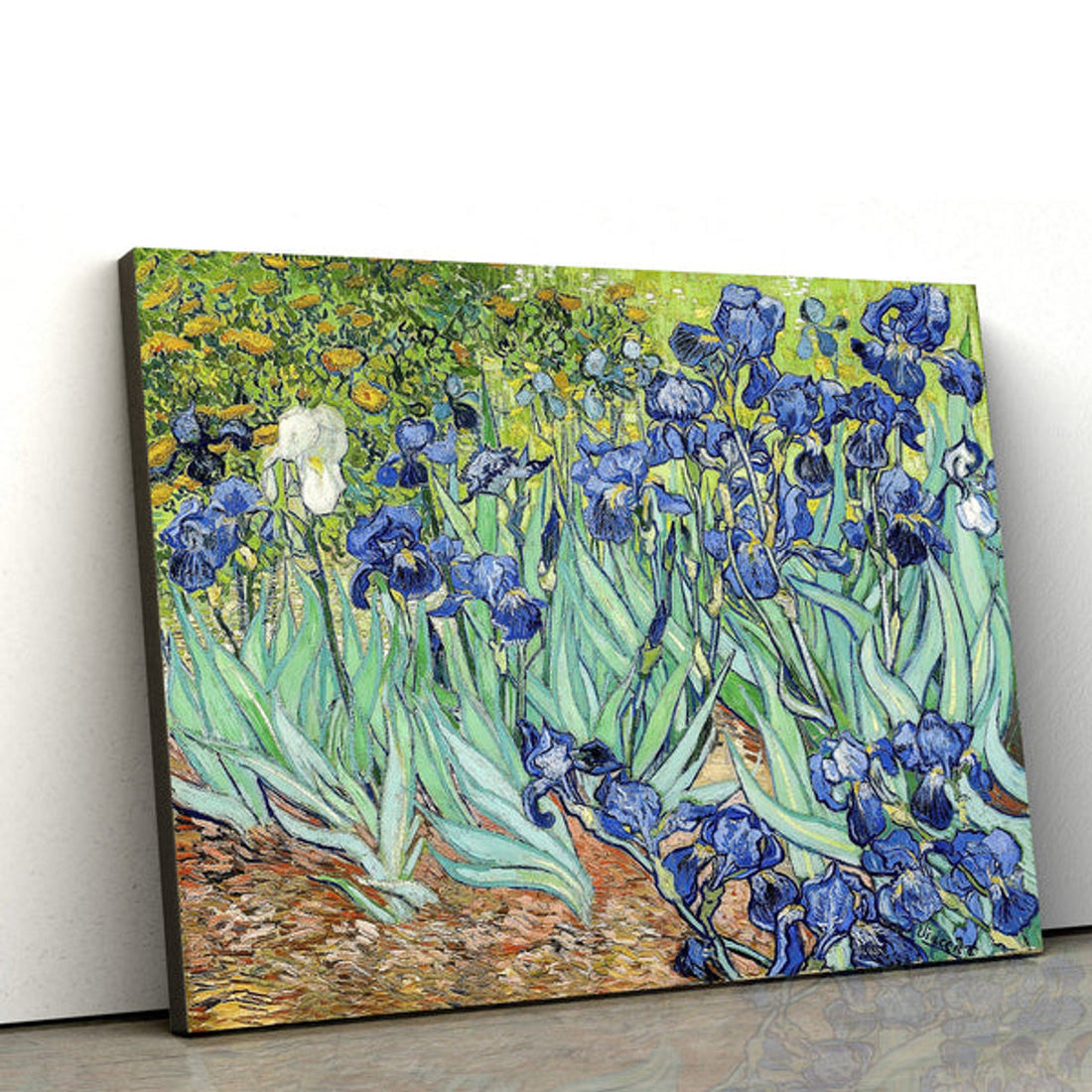 Irises Vincent Van Gogh Painting Canvas Wall Art - Canvas Wall Decor - Home Decor Living Room