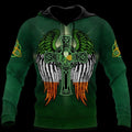 FUNSTUFFPRINT Irish Pride 3D Hoodie and Zip Hoodie