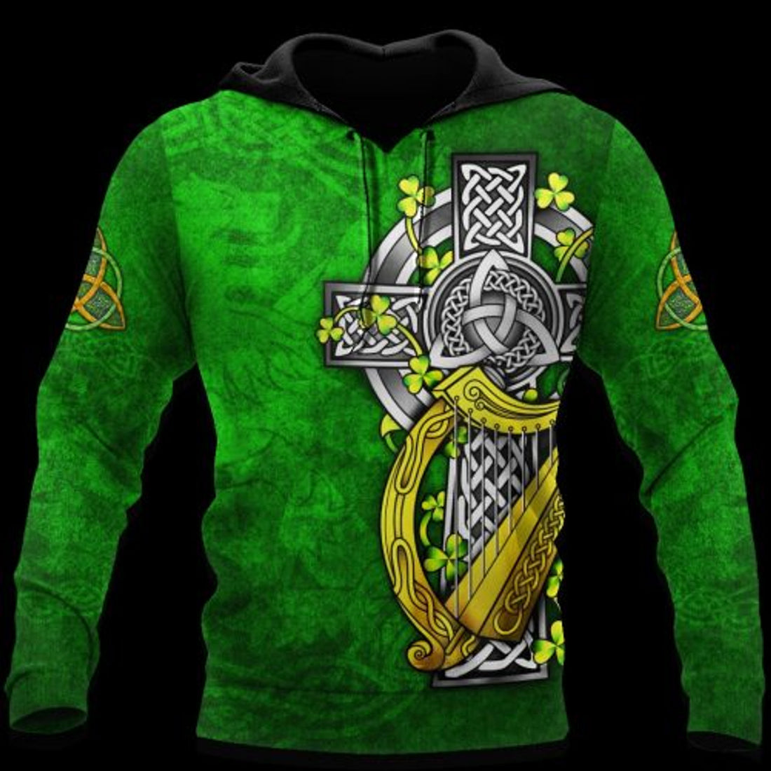 FUNSTUFFPRINT Irish Saint Patrick’s Day 3D Hoodie and Zip Hoodie