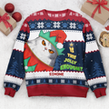 FUNSTUFFPRINT Custom Is This Jolly Enough Ugly Sweater