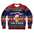 FUNSTUFFPRINT It's The Most Wonderful Time For A Beer Ugly Christmas Sweater, Christmas Sweater, Ugly Sweater, Funny Xmas Sweaters Ugly Sweater