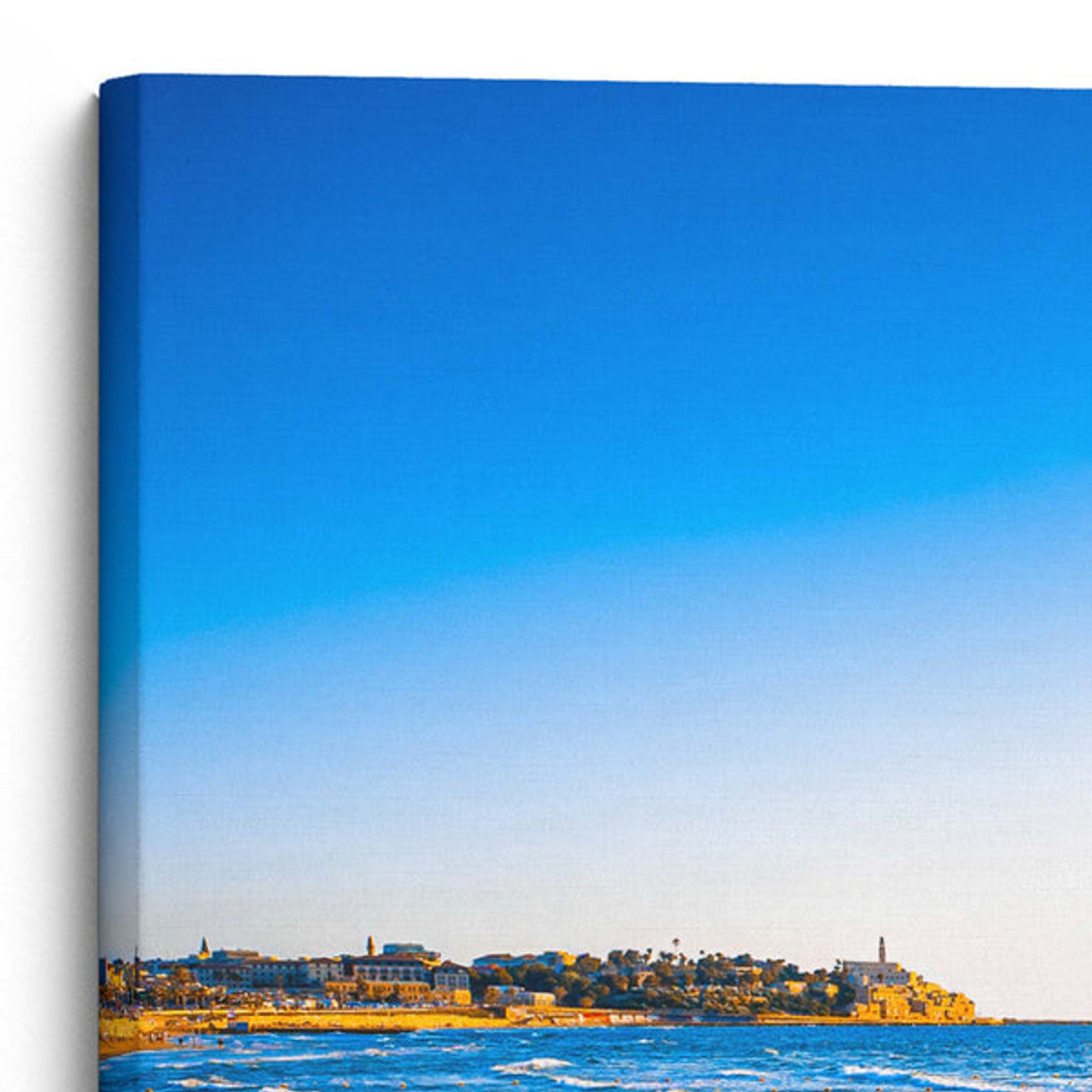 Jaffa Port Gateway To The Promised Land Canvas Wall Art - Large Wrapped Canvas Art