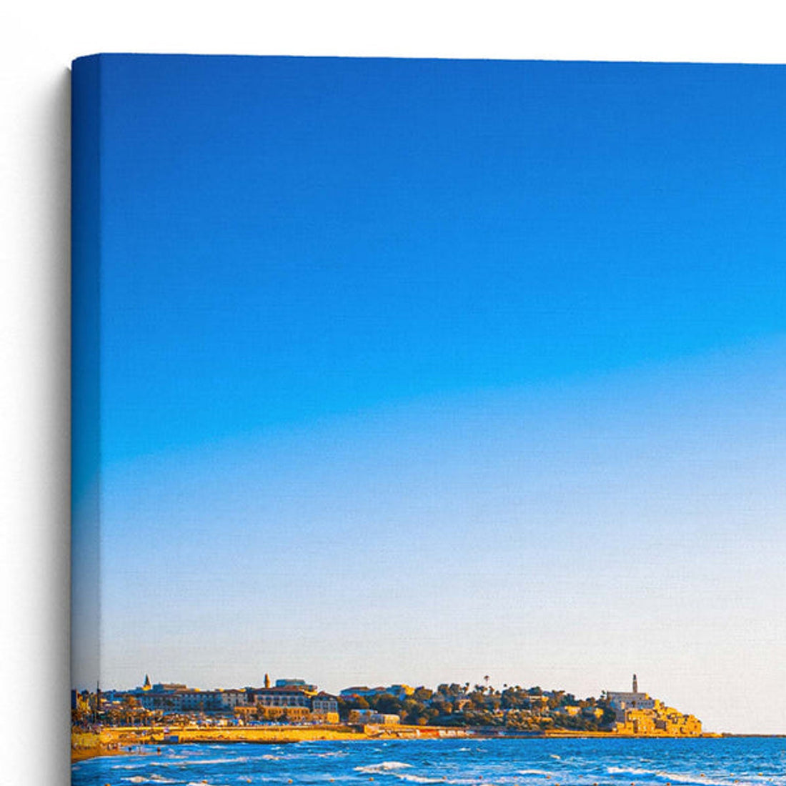 Jaffa Port Gateway To The Promised Land Canvas Wall Art - Large Wrapped Canvas Art