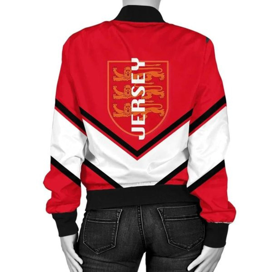 FUNSTUFFPRINTI Jamaica Coat Of Arms Women Bomber Jacket Lucian Style Bomber Jacket