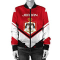 FUNSTUFFPRINTI Japan Coat Of Arms Women Bomber Jacket Lucian Style Bomber Jacket