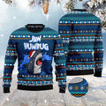 FUNSTUFFPRINT Jaw Humbug Ugly Christmas Sweater, Christmas Sweater, Ugly Sweater, Funny Xmas Sweaters Ugly Sweater