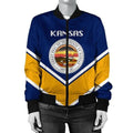 FUNSTUFFPRINTI Jersey Coat Of Arms Women Bomber Jacket Lucian Style Bomber Jacket