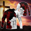 FUNSTUFFPRINT Christian All Over 3D Hoodie Jesus Is My Healer Jesus Christ With Roses 3D Hoodie and Zip Hoodie
